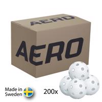 Salming Aero Floorball White 200-pack