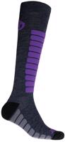 Sensor Ponožky Zero Merino šedá/fialová
